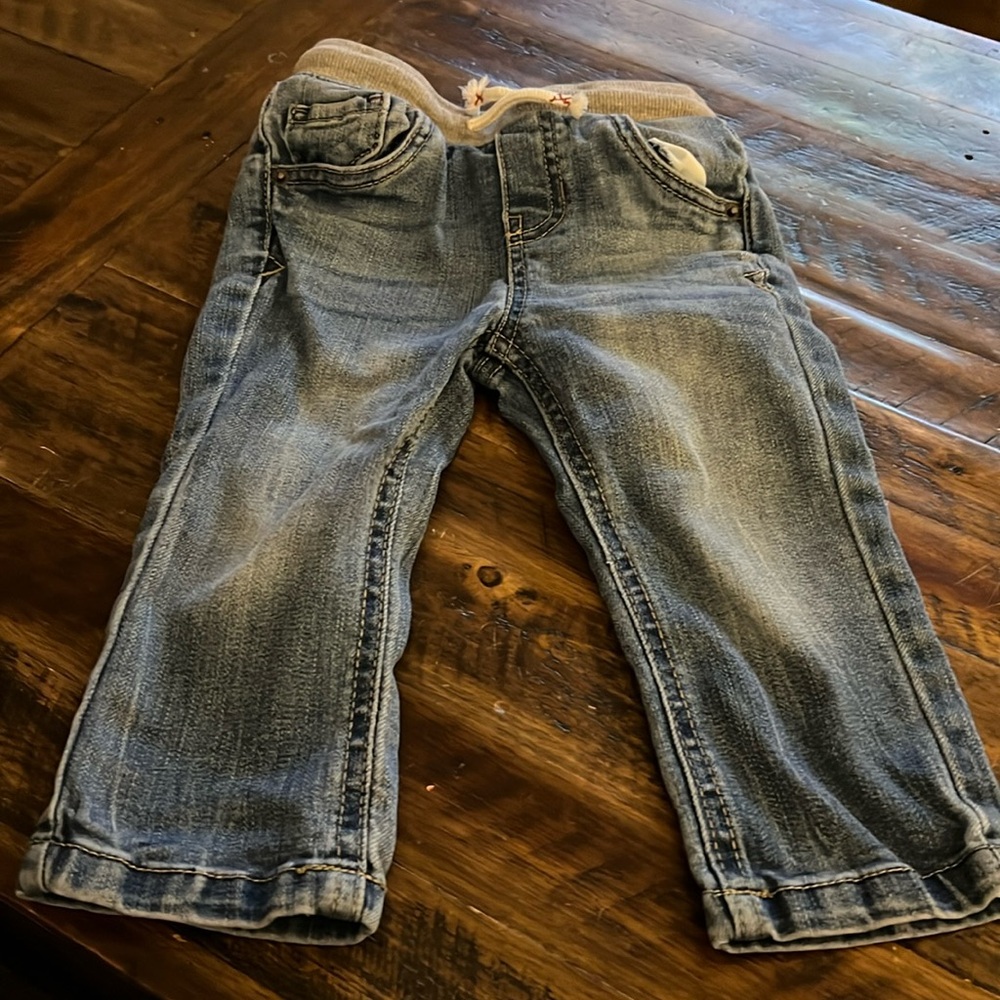 18M Cat&Jack Jeans with Sweatpants Waist and Drawstring
